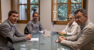Reunión del Defensor del Pueblo de Navarra con el Consejero de Políticas Migratorias y Justicia