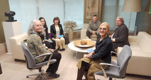 Reunión del Defensor con el Ararteko y la Directora de Unesco Etxea